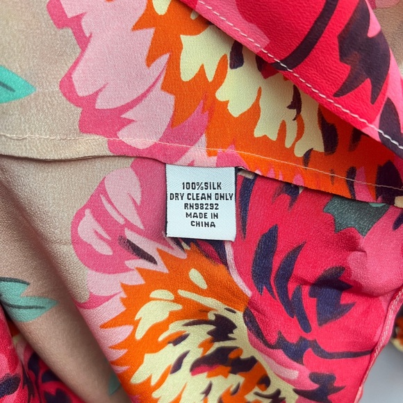 Alive + Olivia Silk Floral Dress, Size Small - Picture 6 of 6